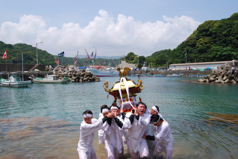 竹ヶ島神社祭り奉納花火