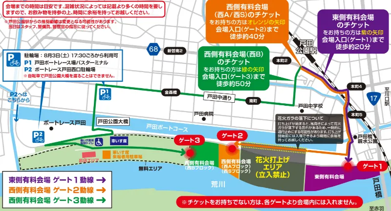 戸田橋花火大会