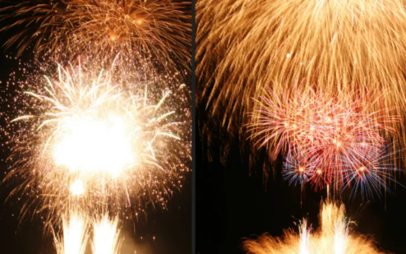 倉吉打吹まつり飛天花火大会