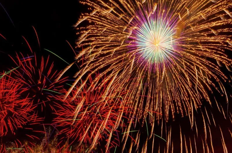 二市一ヶ村日橋川「川の祭典」花火大会