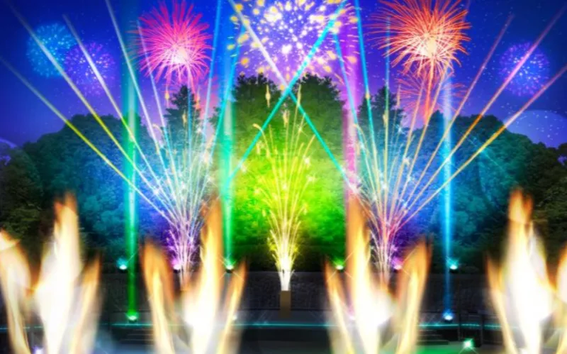 デンパーク夏の花火ショー
